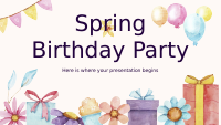 Spring Birthday Party by Slidesgo.pptx